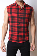 CellBlock 13 Redwood Sleeveless Shirt Red