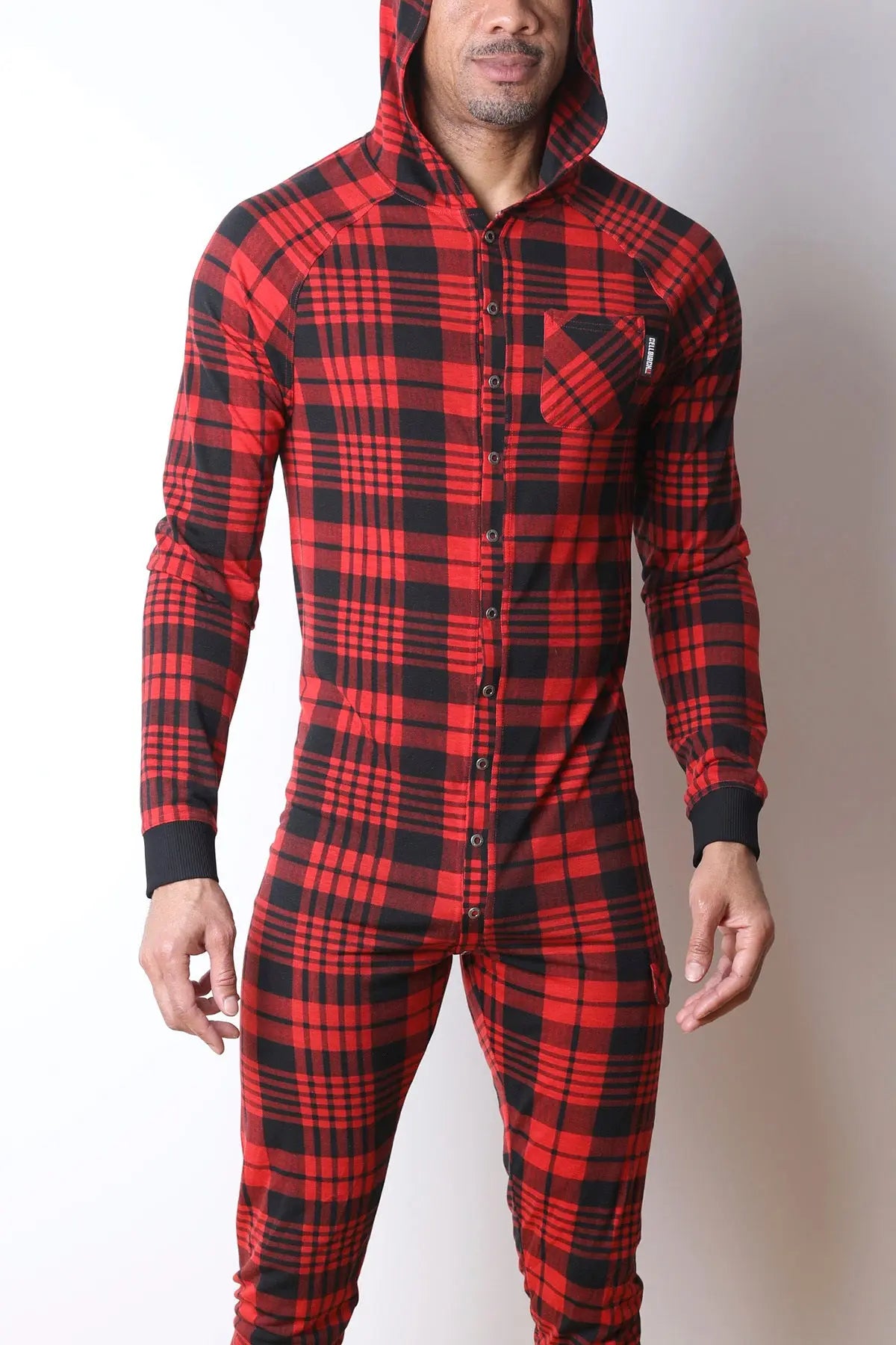 CellBlock 13 Redwood Hoodie-Union-Suit Rot/Schwarz