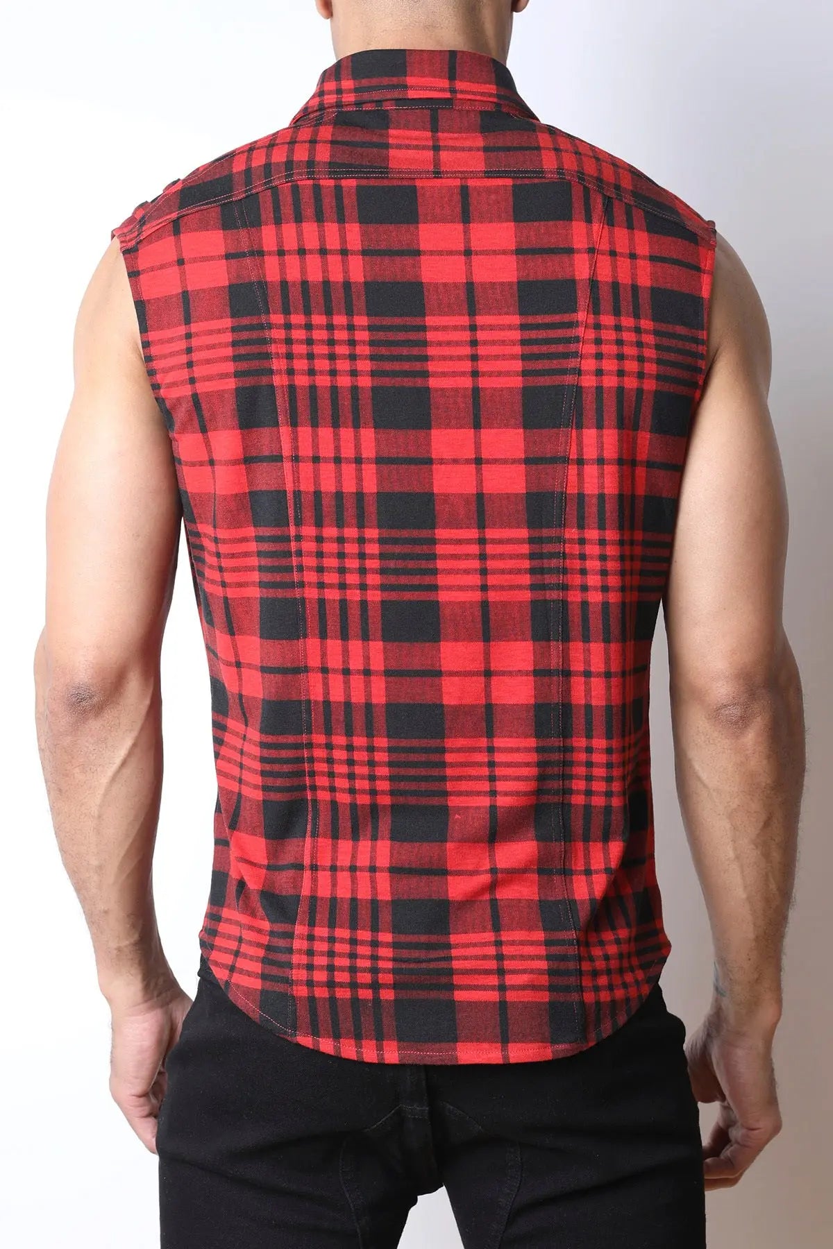 CellBlock 13 Redwood Sleeveless Shirt Red