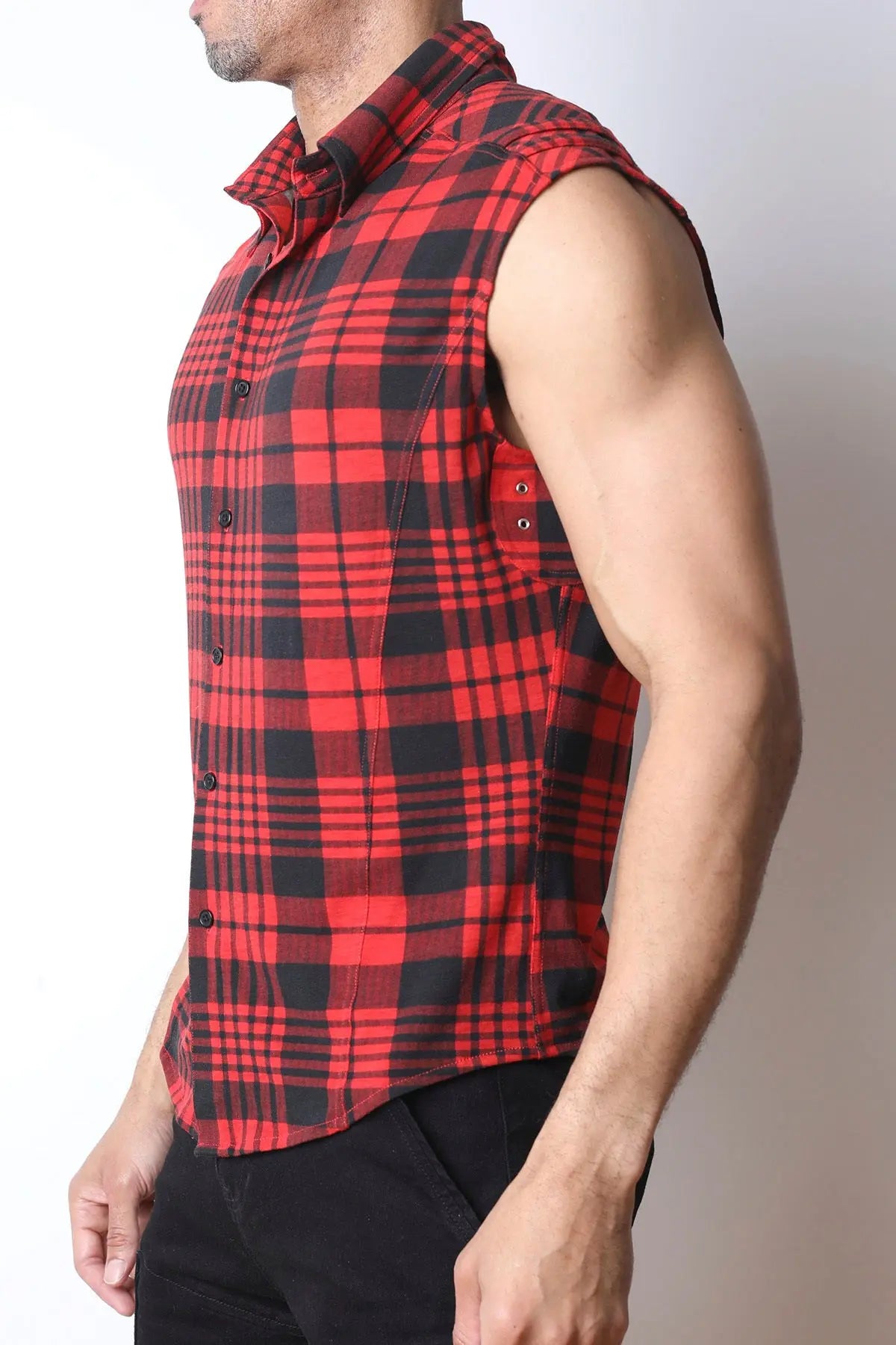 CellBlock 13 Redwood Sleeveless Shirt Red