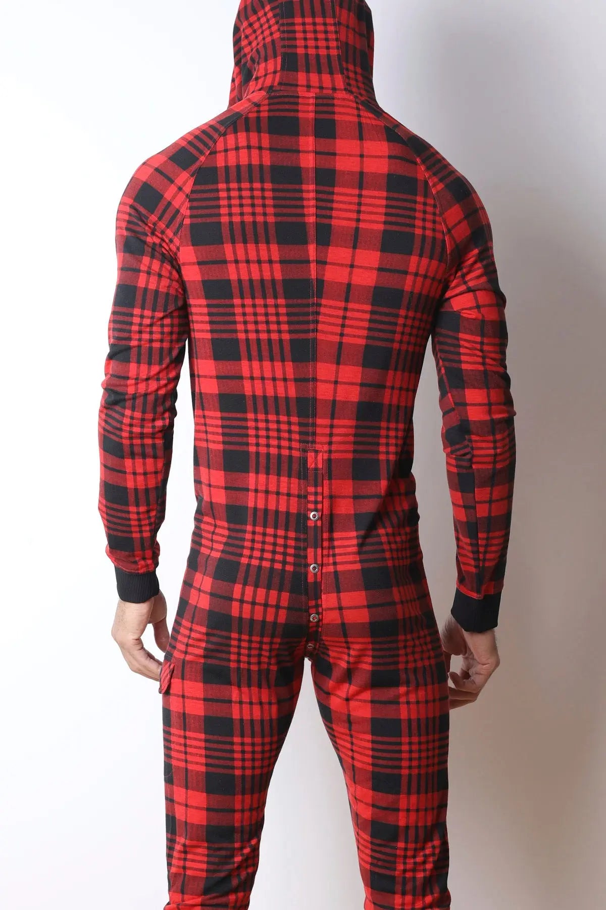 CellBlock 13 Redwood Hoodie-Union-Suit Rot/Schwarz