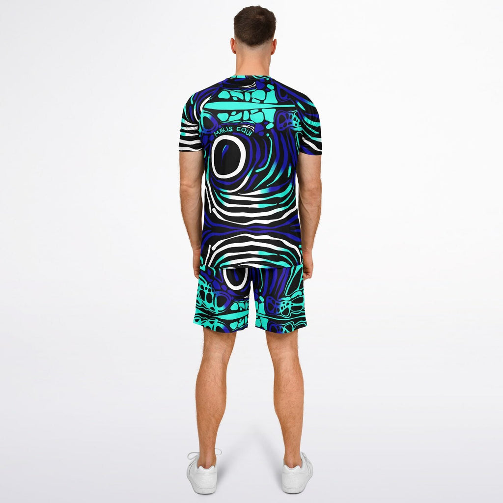 Maris Equi Angelfish Print Shorts And Top Set For Men