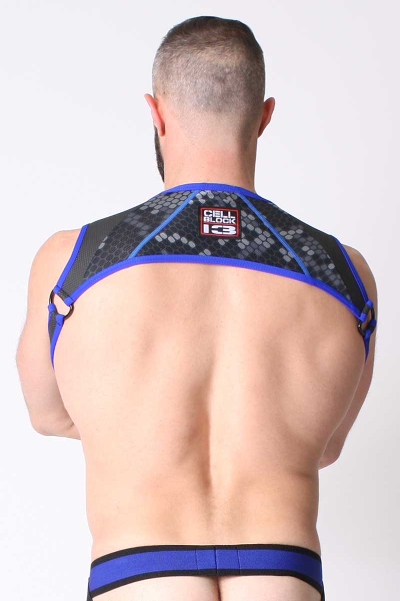 CellBlock 13 Cyber X-Treme Harness Blue CBS096 Size M