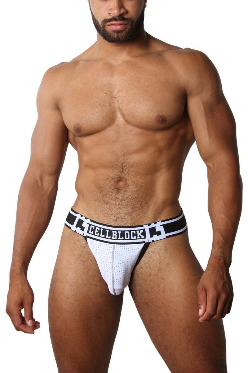 Tanga CellBlock 13 Relay blanco CBU226 talla M