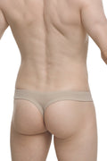 PetitQ Men's Cheeky Thong Skine Nude