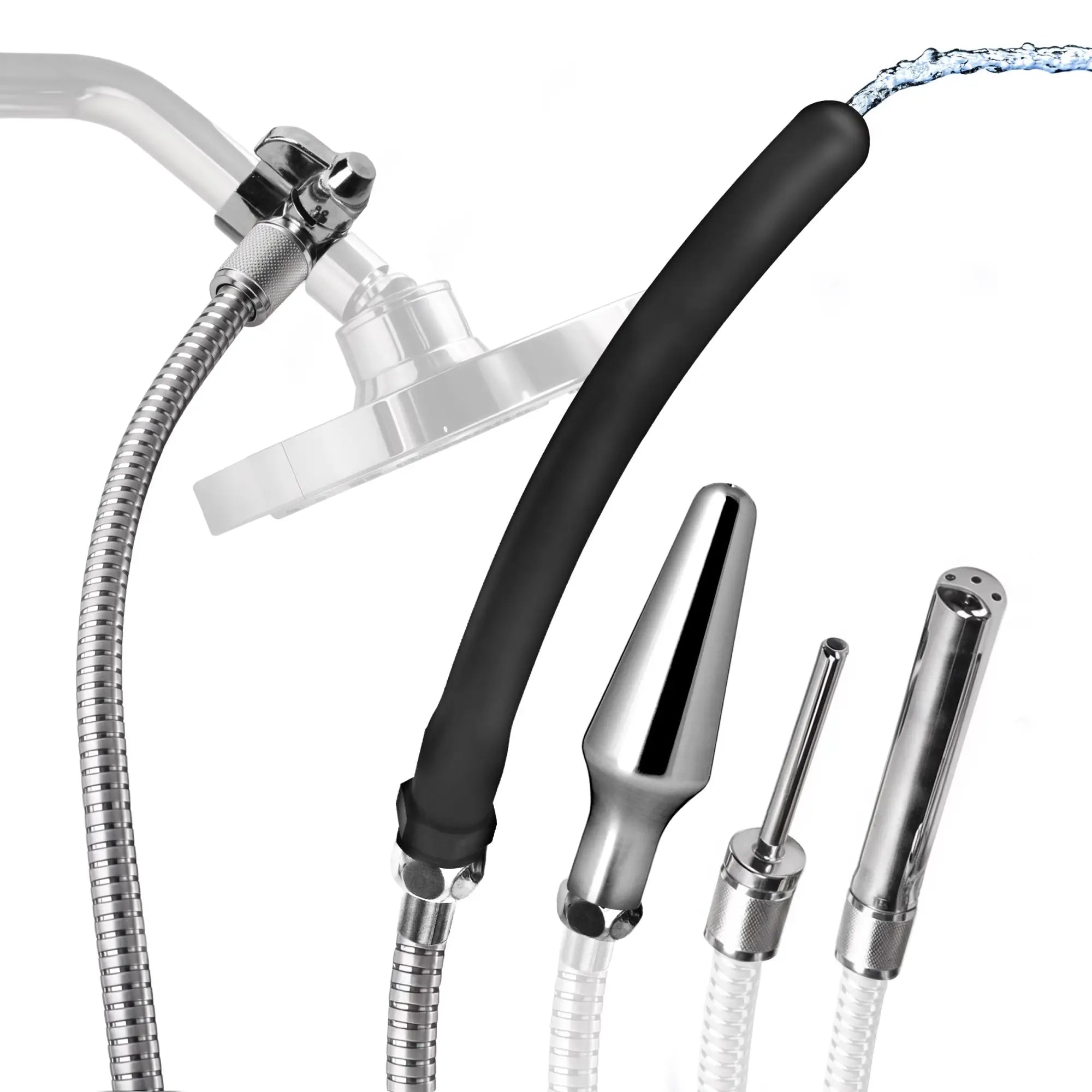 CleanStream All-in-One 4 Tip Shower Enema System