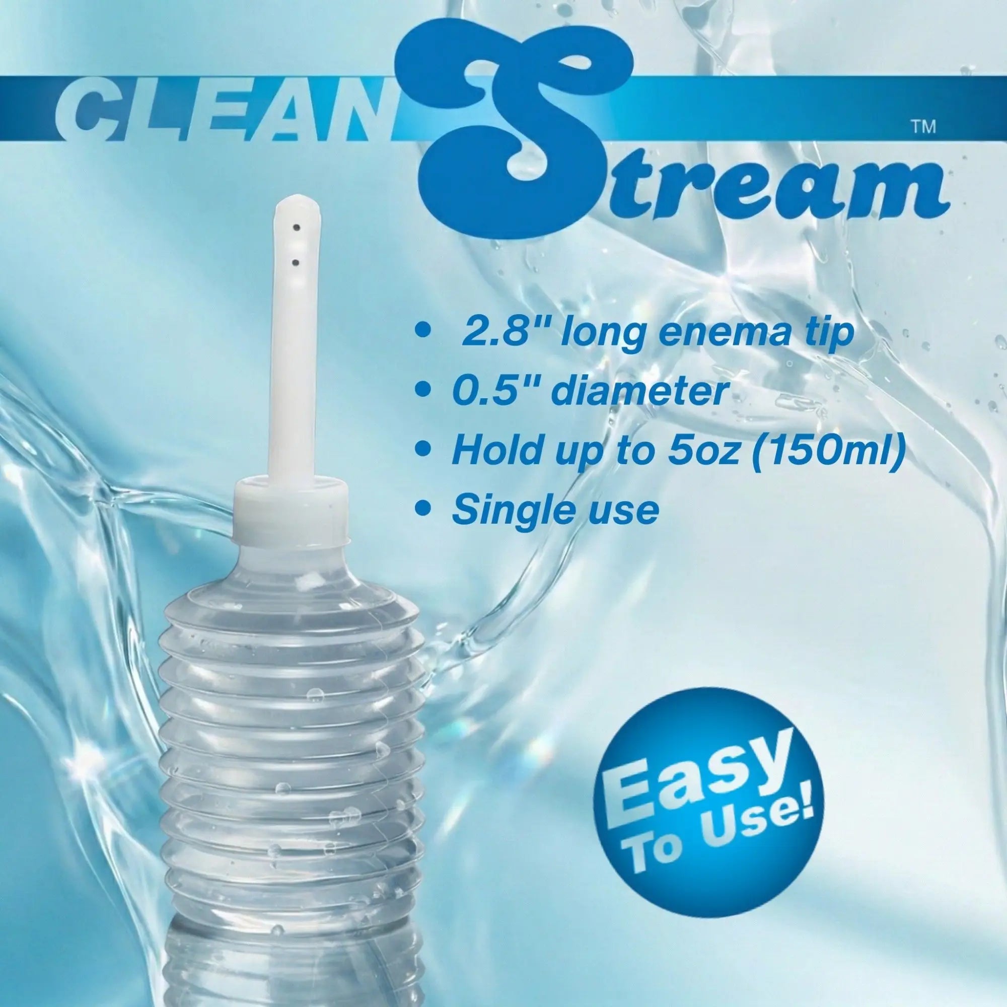 CleanStream The Disposable Enema Applicator