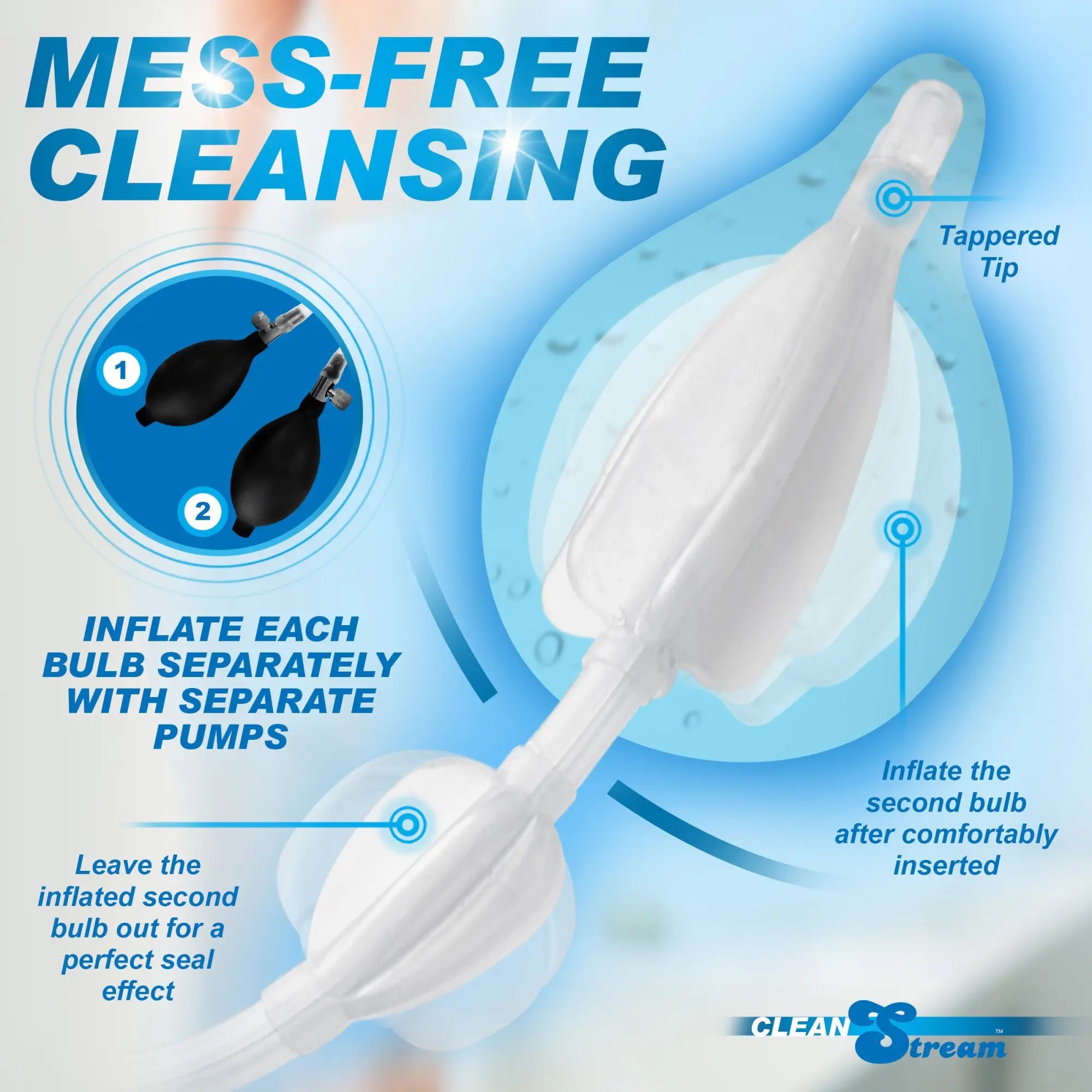 CleanStream The CleanStream Double Balloon Enema Nozzle