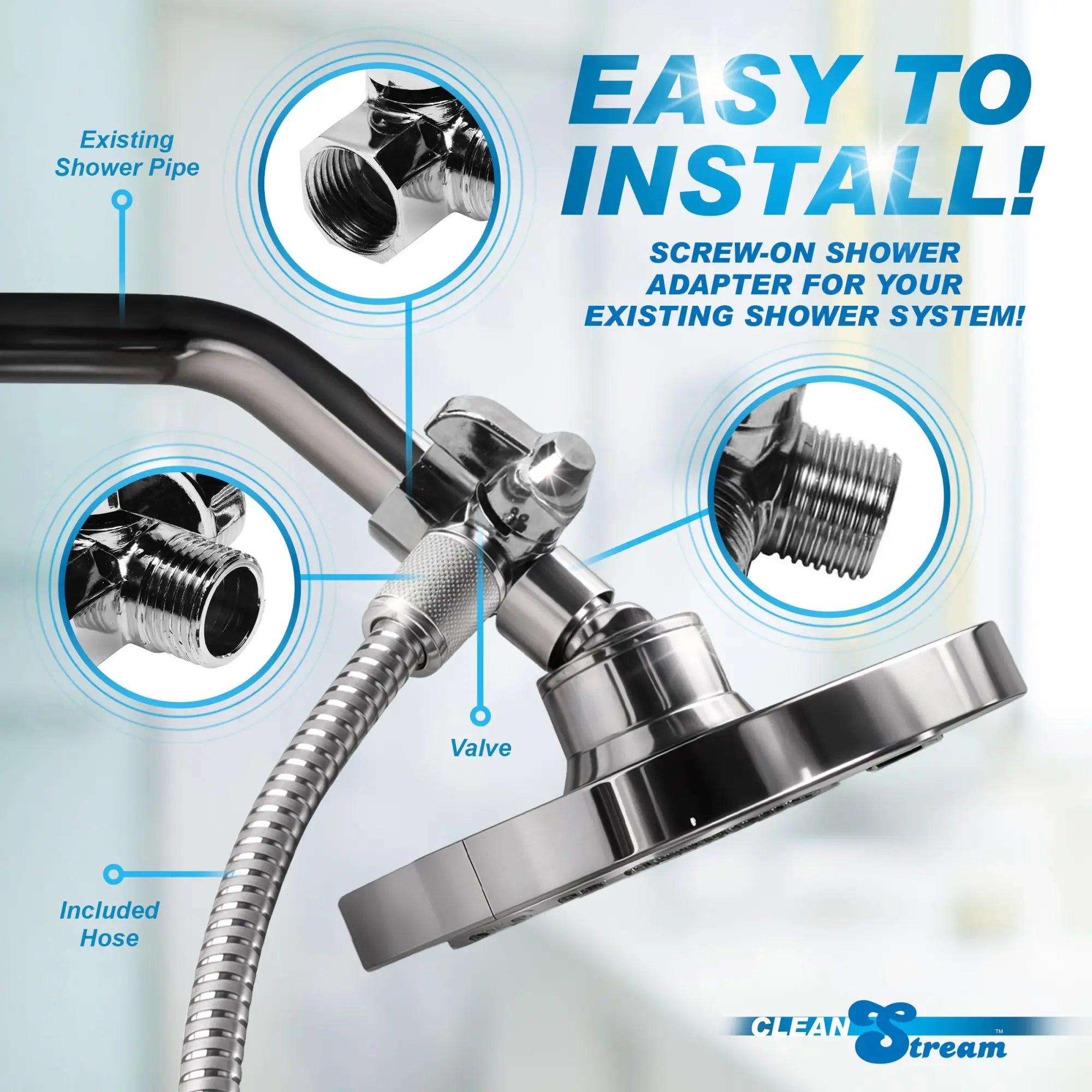 CleanStream Easy Flow Cleansing Kit with Silicone Attachment