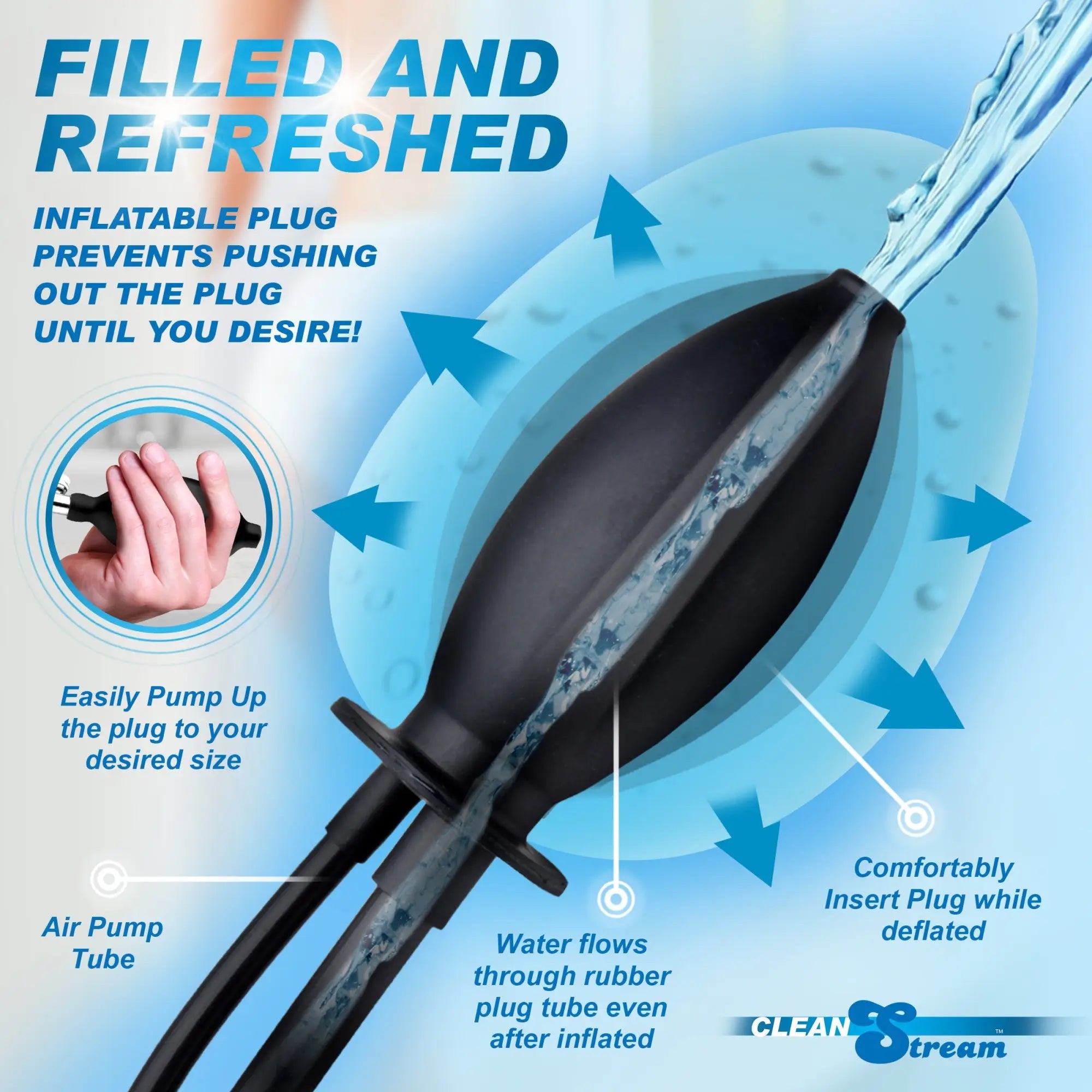 CleanStream CleanStream Inflatable Enema Plug