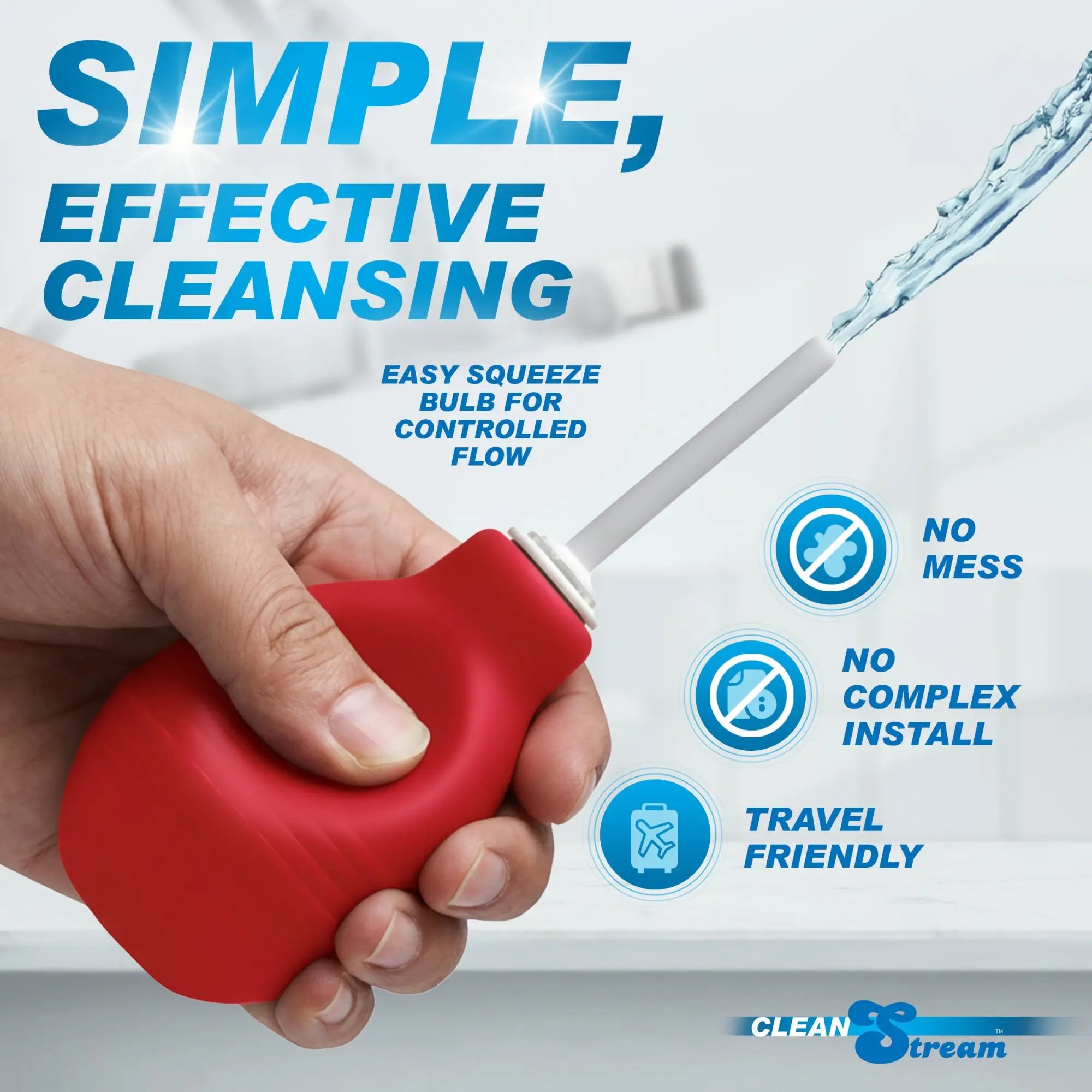 CleanStream Red CleanStream Enema Bulb
