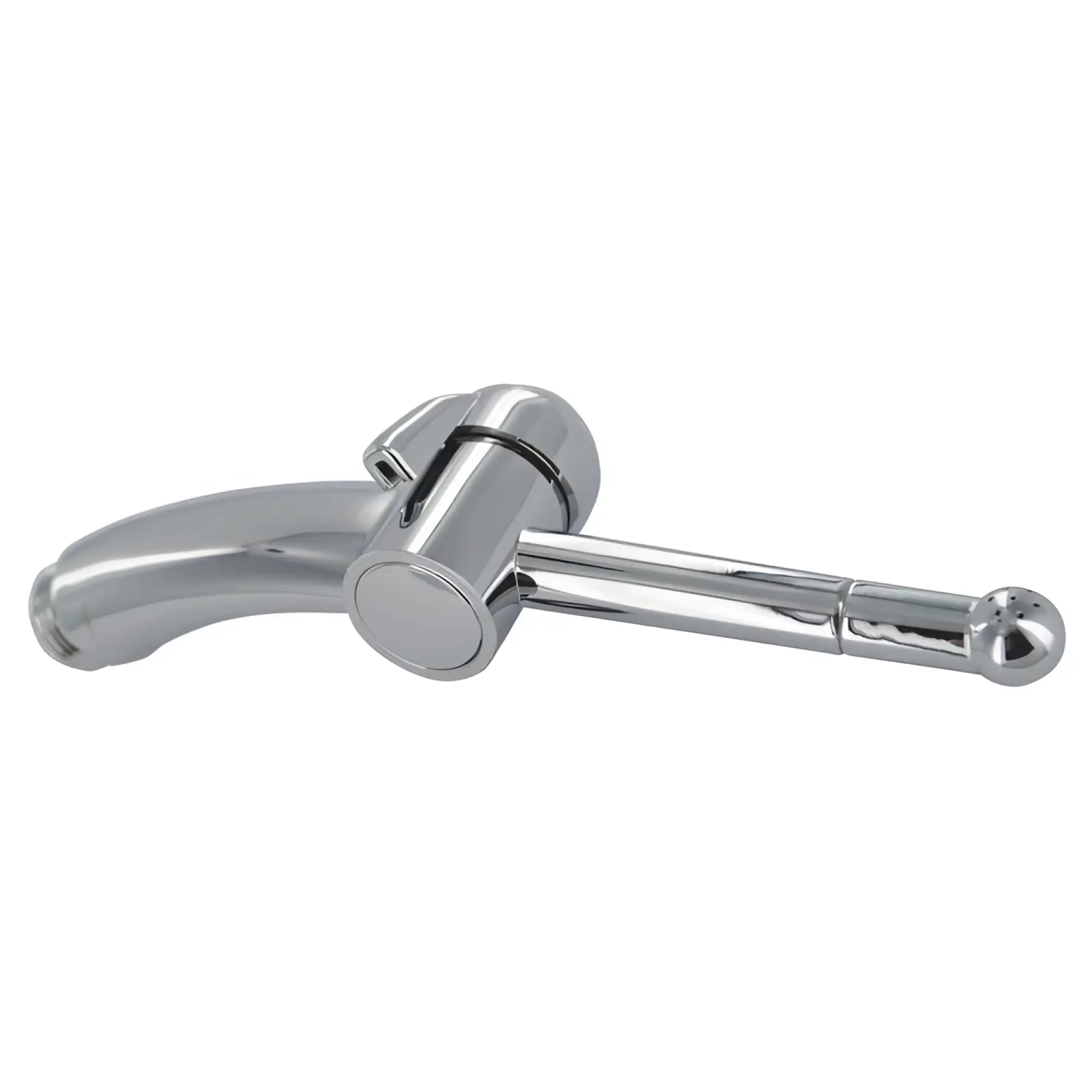 CleanStream Shower Cleansing Nozzle with chrome finish, featuring a curved handle and a long, slender irrigation tip.