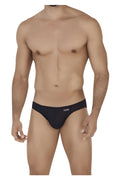 Black calvin klein clever 0535-1 kroma bikini briefs with sleek form-fitting design in black color