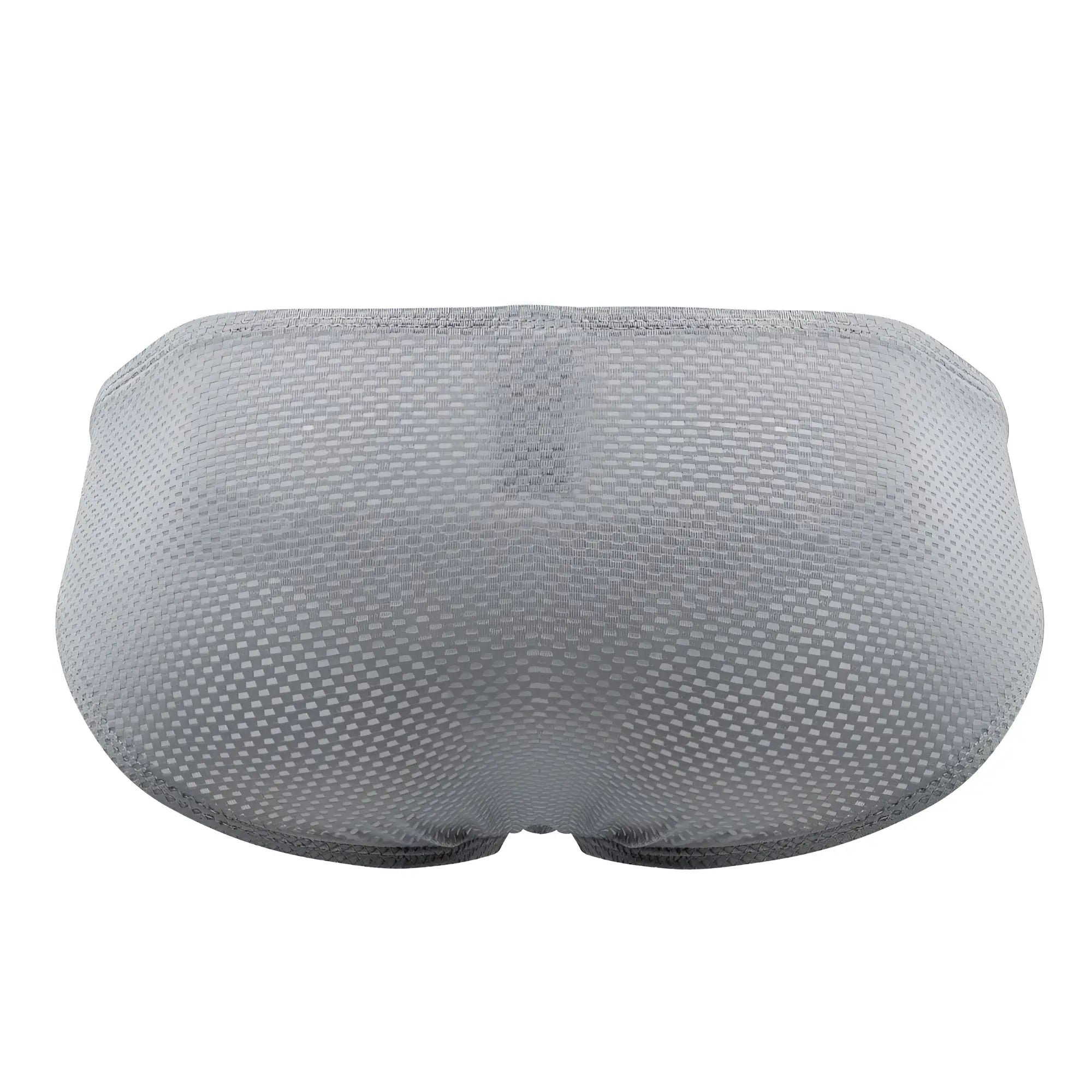 Gray clever 0535-1 kroma bikini briefs with breathable textured mesh fabric designed for comfort and style