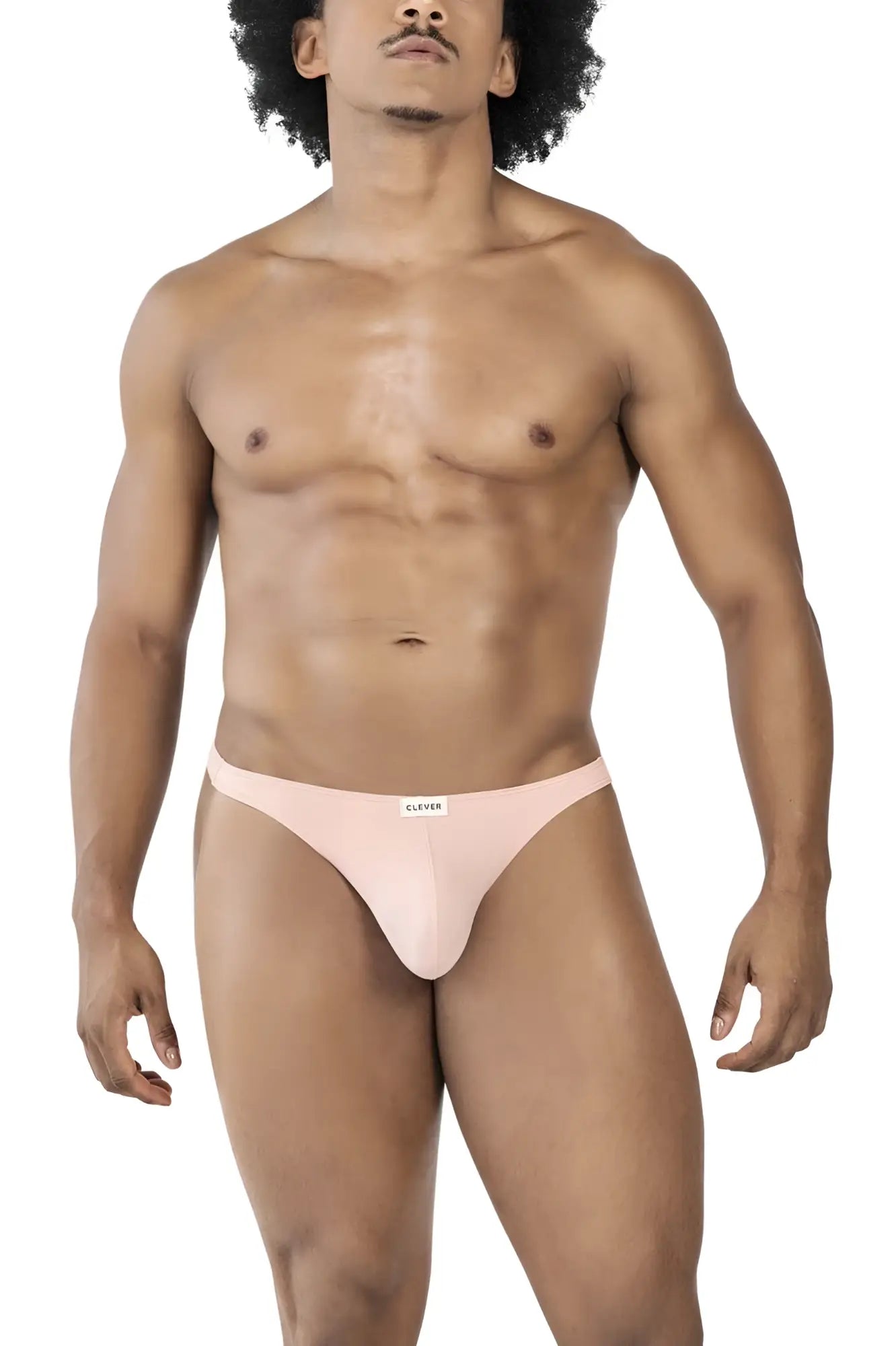 Pink calvin klein briefs with smooth form-fitting design from clever 100007 3pk australian latin thongs set in pink