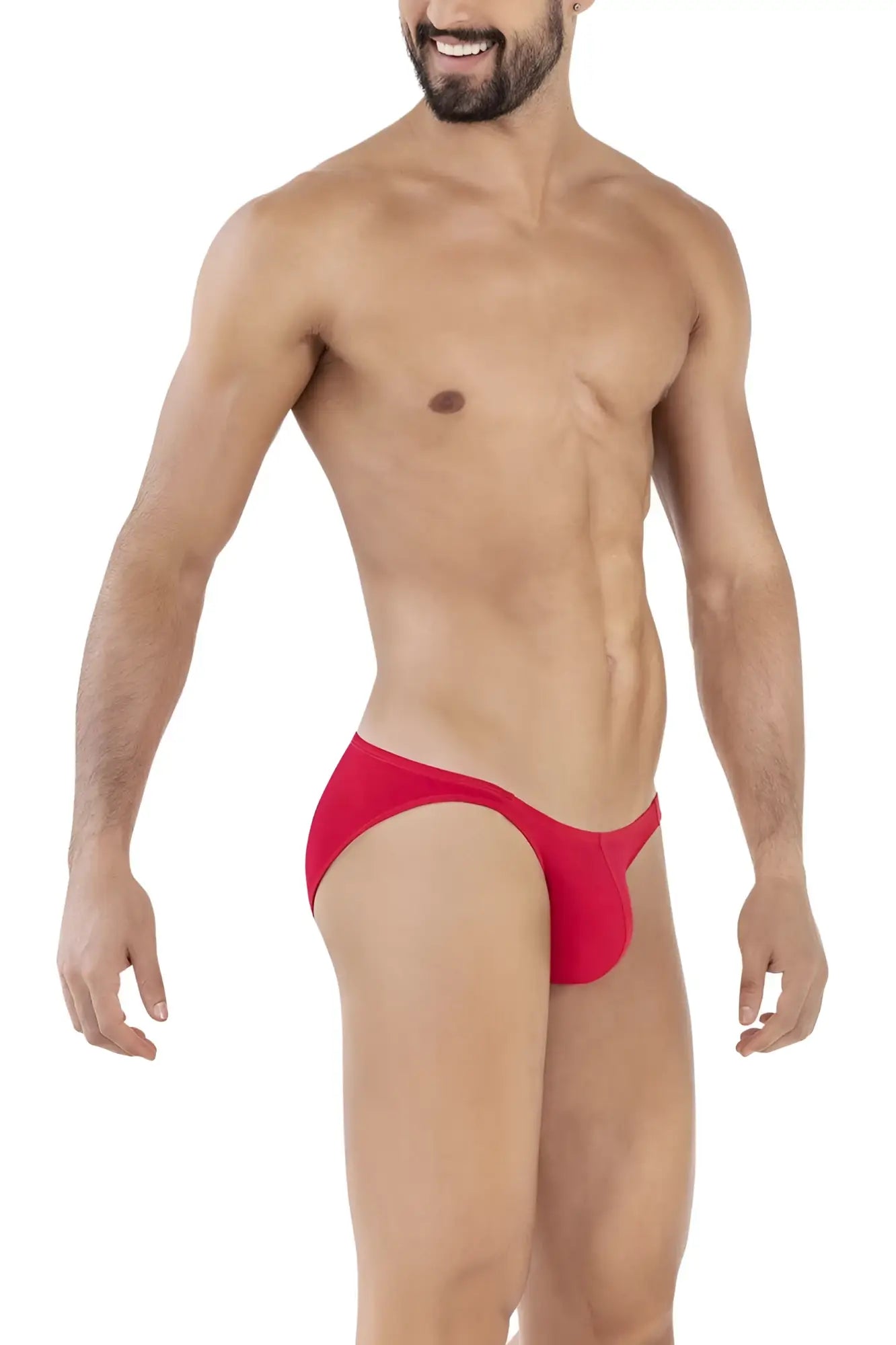 Red clever 1608 beatnik bikini briefs with a snug form-fitting design ideal for comfortable everyday wear