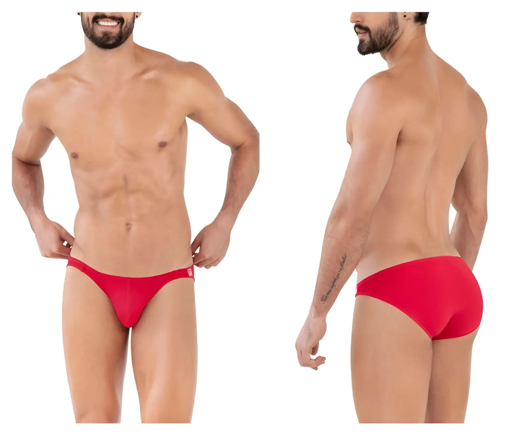 Clever 1608 beatnik bikini color red men’s briefs with a snug fit and smooth fabric for comfortable wear