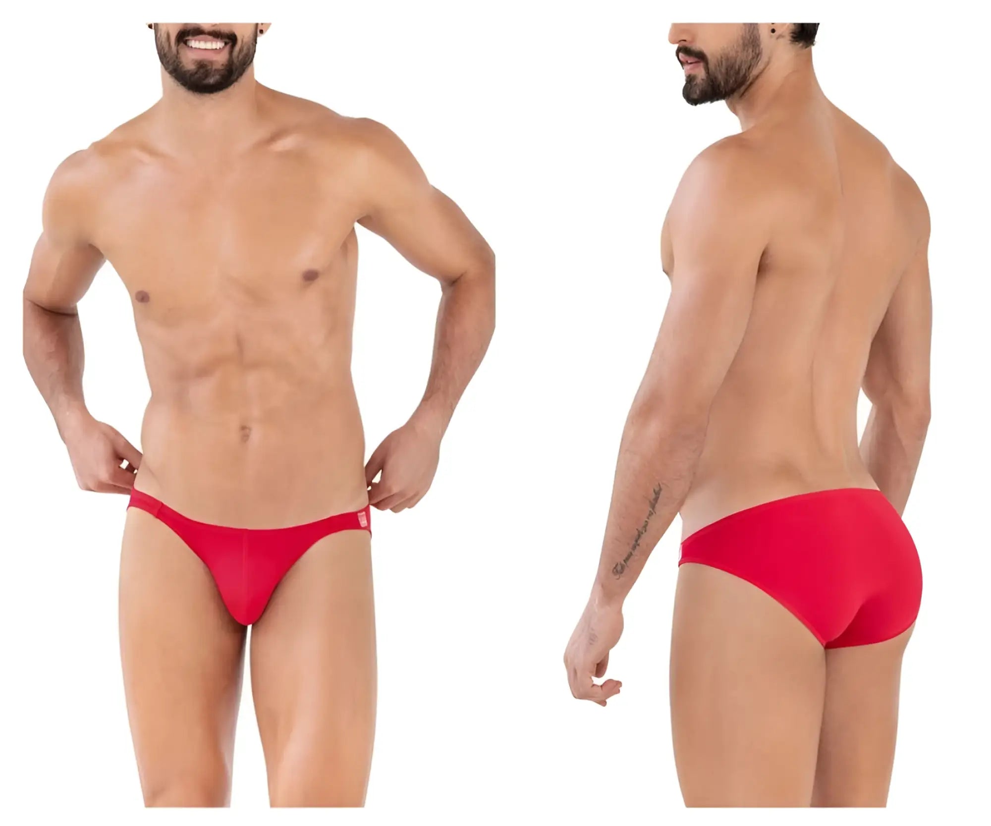 Clever 1608 beatnik bikini color red men’s briefs with a snug fit and smooth fabric for comfortable wear