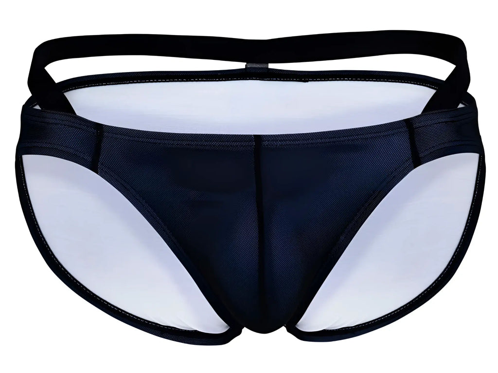 Black and white mesh briefs clever 1675 eroticism bikini in blue with a supportive contoured design