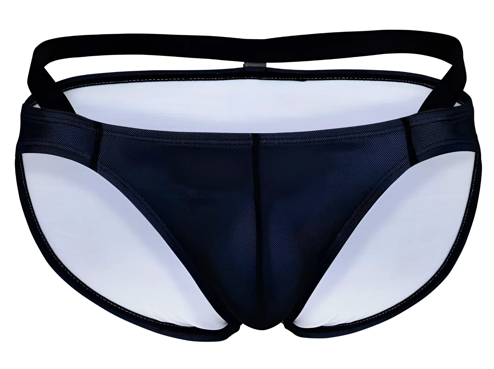 Black and white mesh briefs clever 1675 eroticism bikini in blue with a supportive contoured design