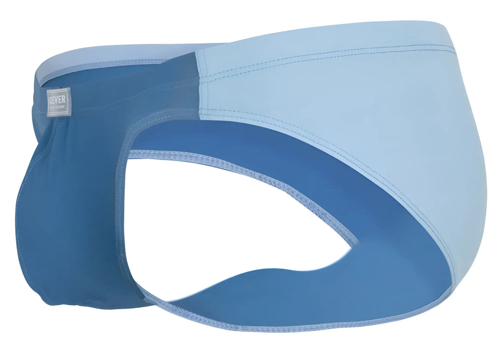 Clever 1681 two-tone bikini briefs in blue and light blue with sleek modern design for comfortable everyday wear