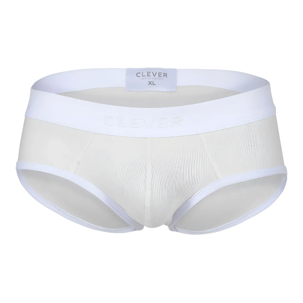 White clever 1733 colors briefs in beige with soft seamless design and elastic waistband for comfortable wear