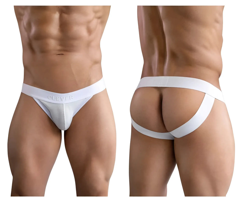 White clever 1734 briefs with supportive contoured design smooth fabric in beige for comfortable wear