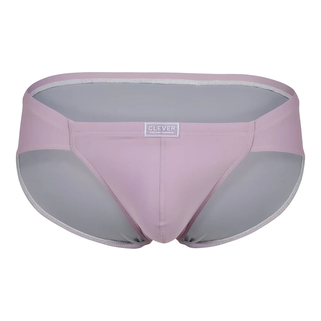Pink and gray clever 1744 spring briefs with sleek modern design made from soft breathable fabric for daily wear