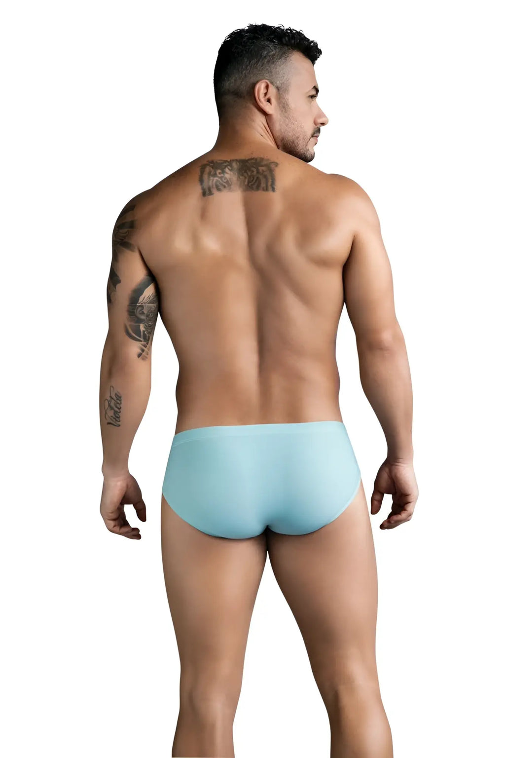 Light blue clever 1746 pastel briefs in soft breathable fabric showing the front side for everyday comfort