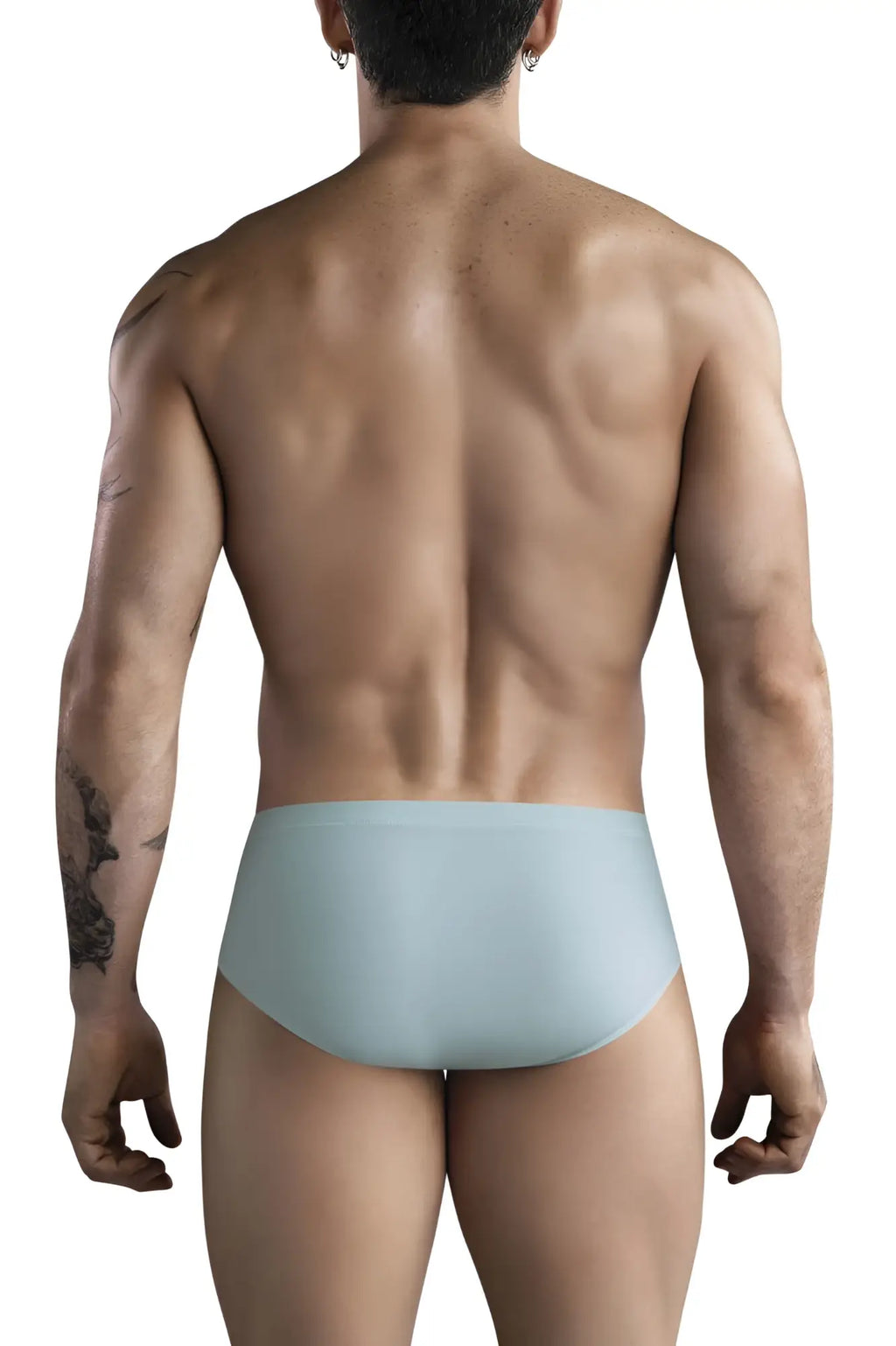 Light blue seamless briefs from clever 1746 pastel briefs in green color offering comfortable everyday wear