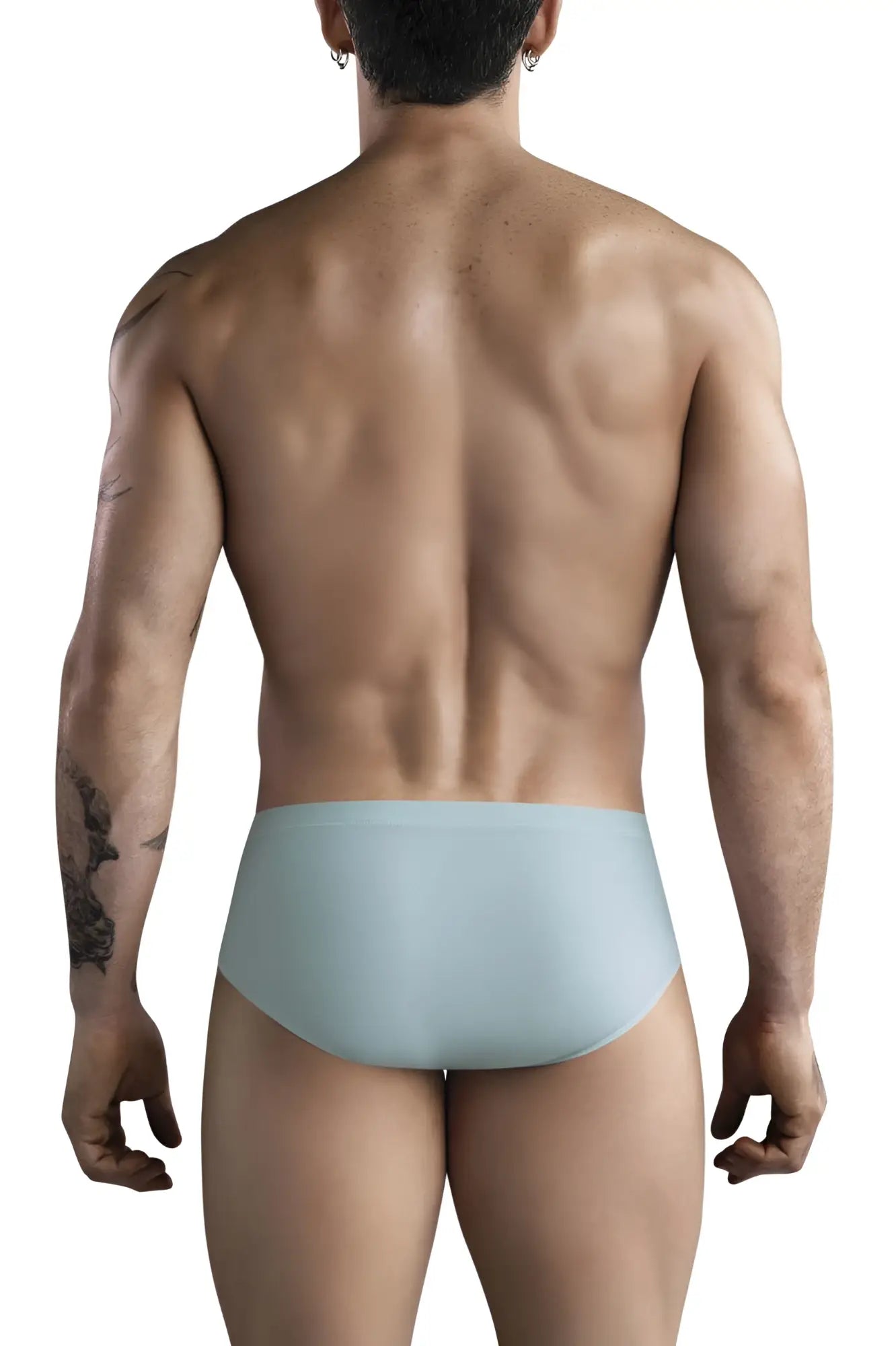 Light blue seamless briefs from clever 1746 pastel briefs in green color offering comfortable everyday wear