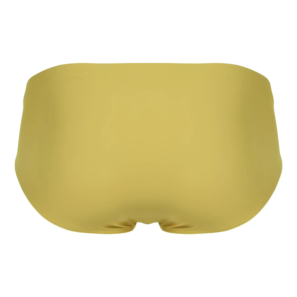 Solid mustard-yellow clever 1746 pastel brief made of smooth seamless fabric for comfortable everyday wear