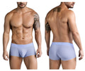 Light blue clever 1751 craftiness trunks with smooth form-fitting design and subtle brand logo on waistband
