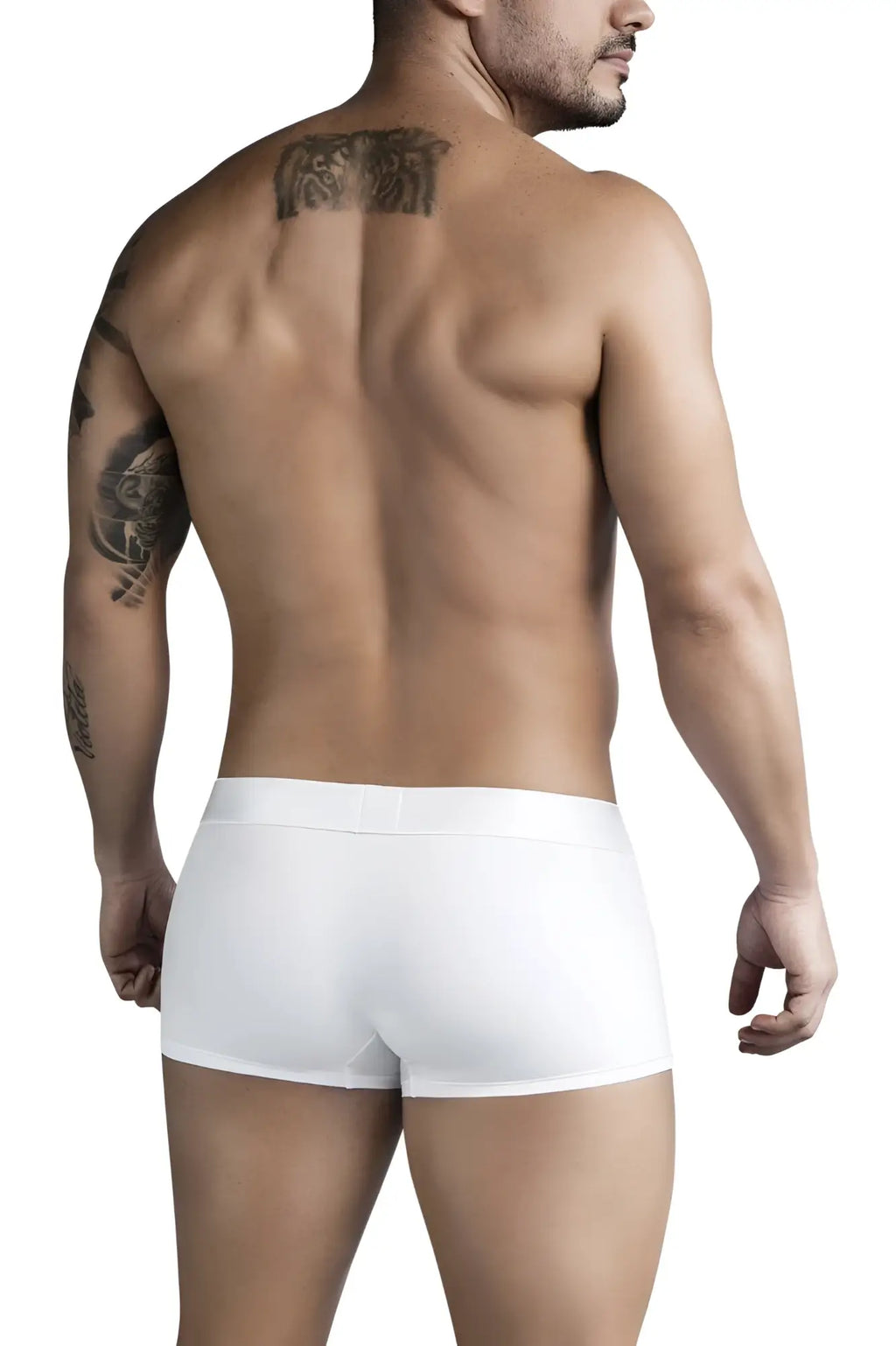White clever 1752 victor trunks briefs with smooth form-fitting design for comfortable everyday wear