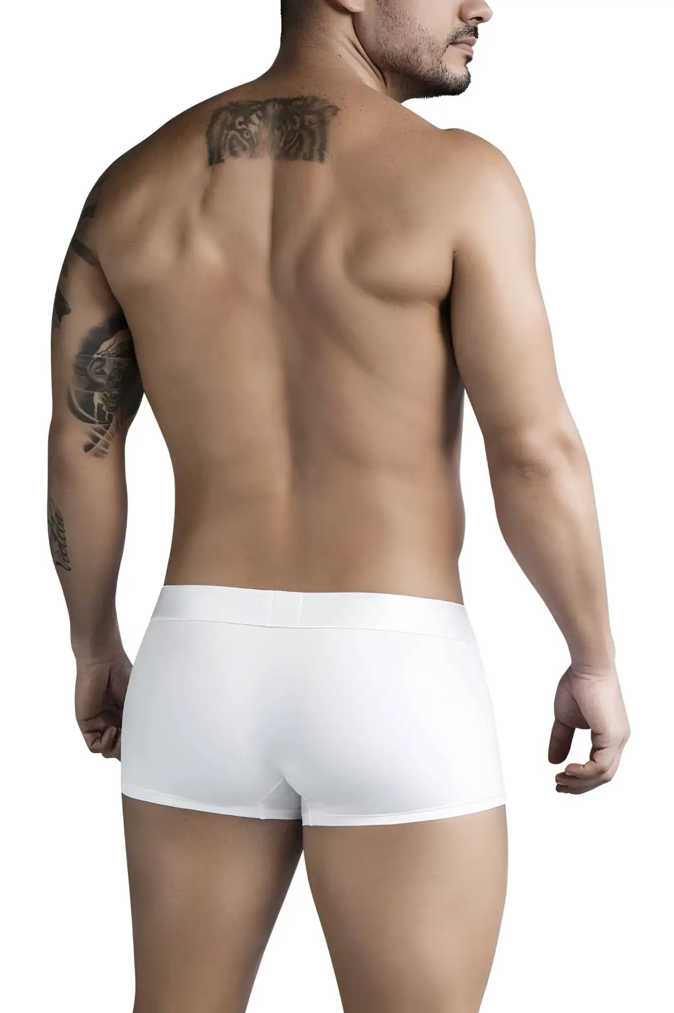 White clever 1752 victor trunks briefs with smooth form-fitting design for comfortable everyday wear