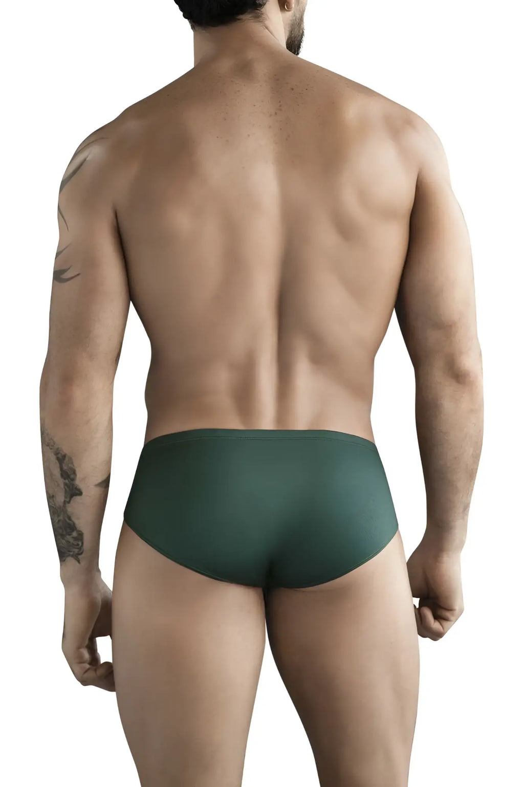 Dark green clever 1775 optimo briefs with smooth texture offering comfortable and sleek fit