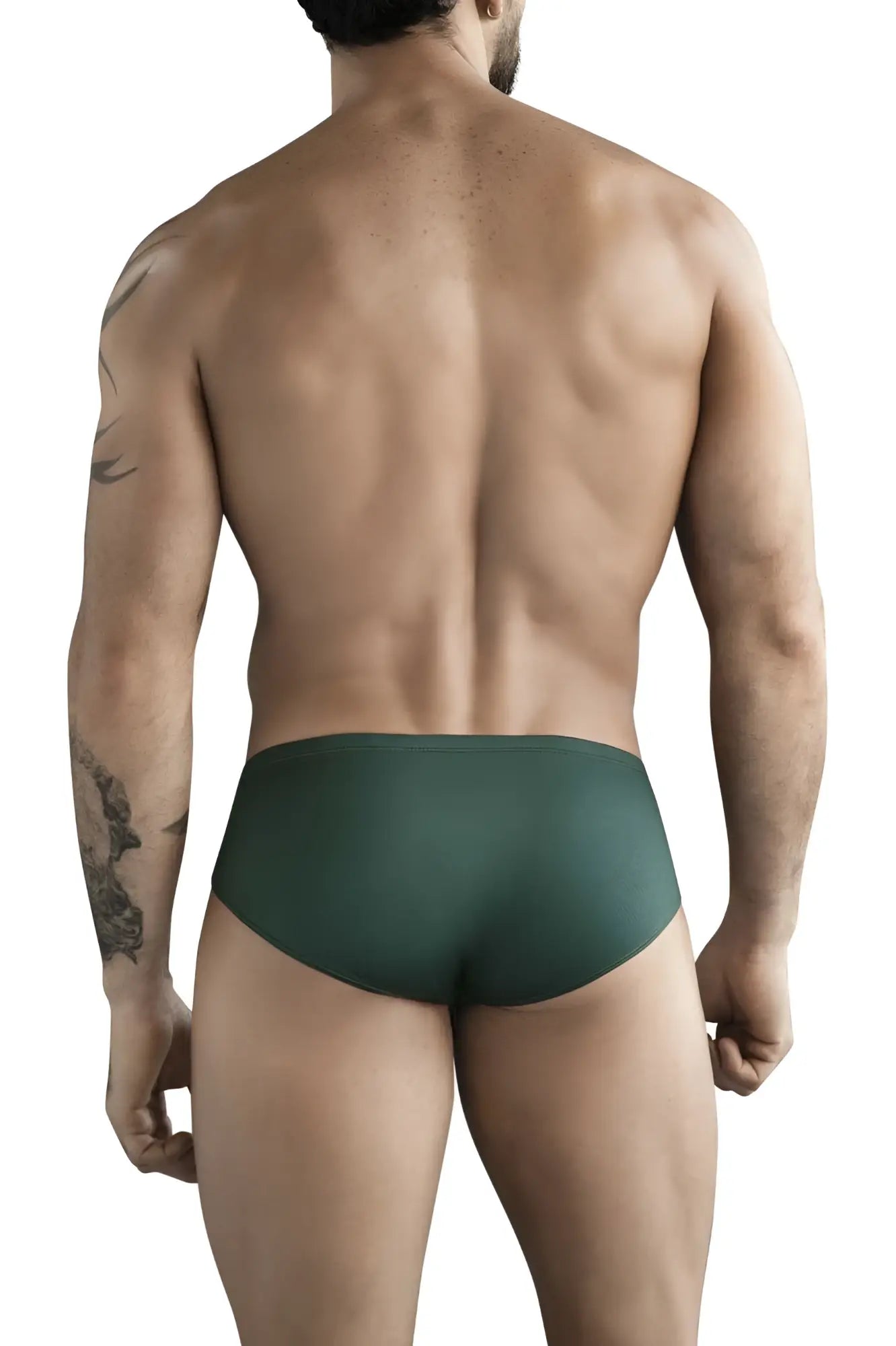 Dark green clever 1775 optimo briefs with smooth texture offering comfortable and sleek fit