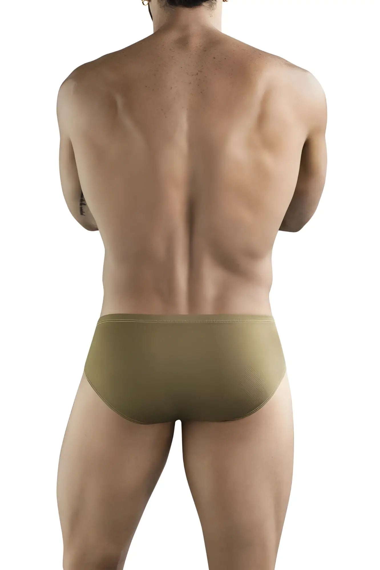 Olive green textured briefs clever 1775 optimo briefs made from breathable fabric for comfortable everyday wear