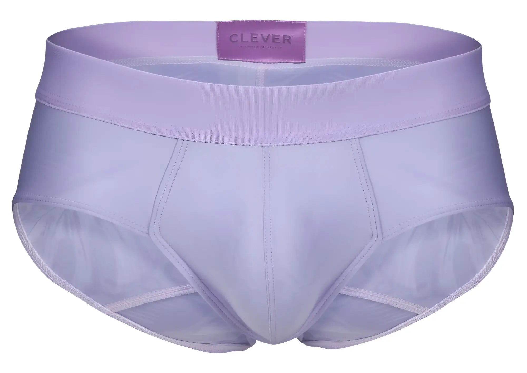 Lavender clever 1776 venecia briefs with smooth seamless design and subtle stitching details in lilac color