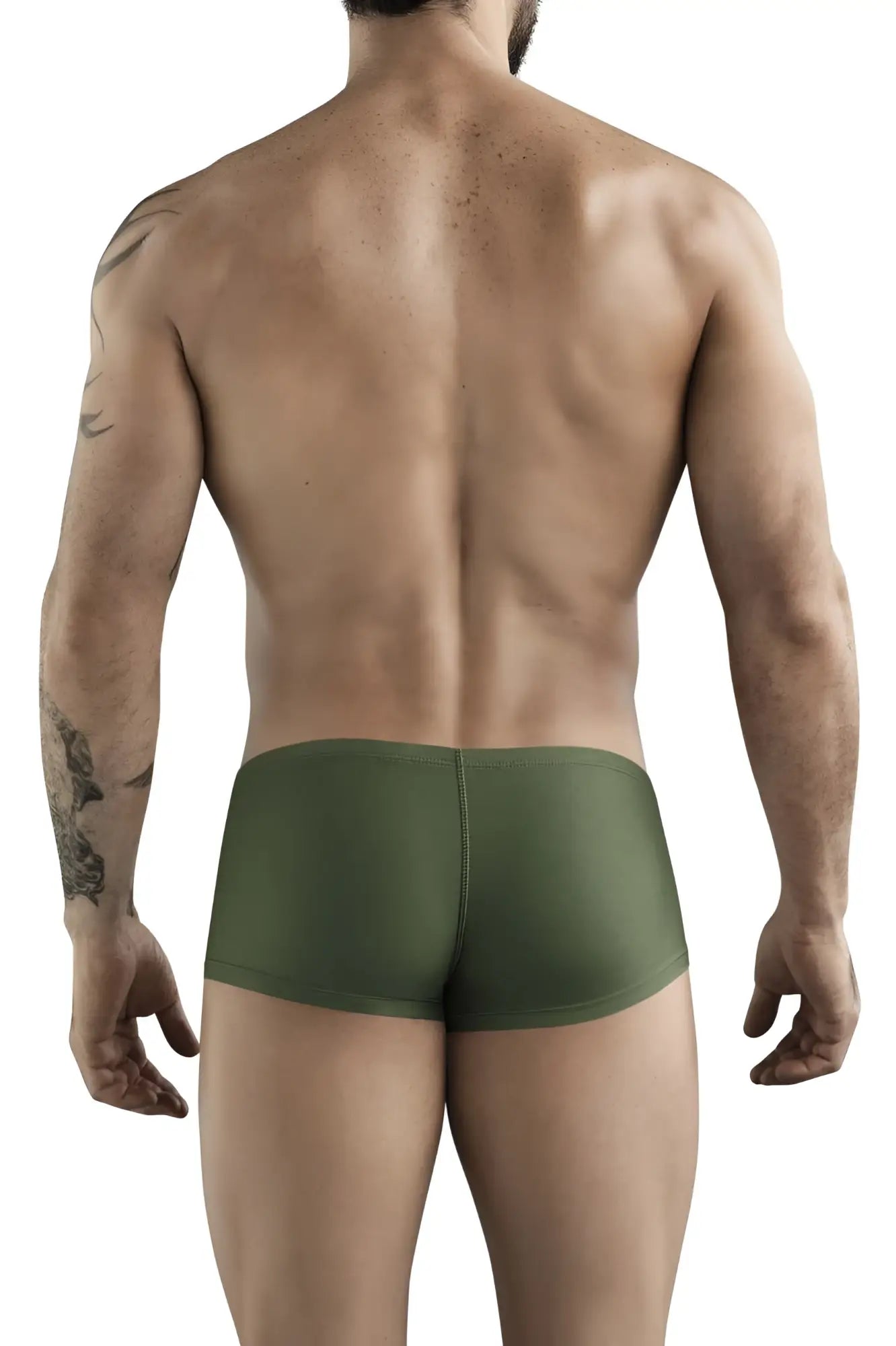 Olive green clever 1780 maya trunks briefs made of soft fabric offering comfortable everyday wear