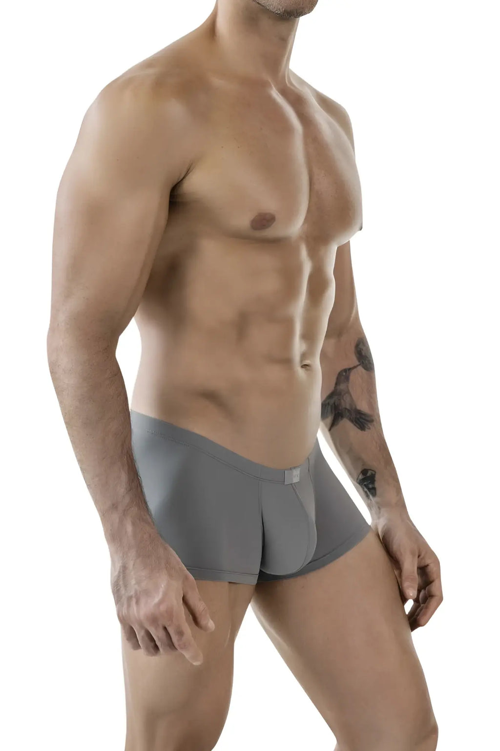 Gray clever 1842 buenavista trunks boxer briefs with a sleek modern design and subtle brand tag at the waistband