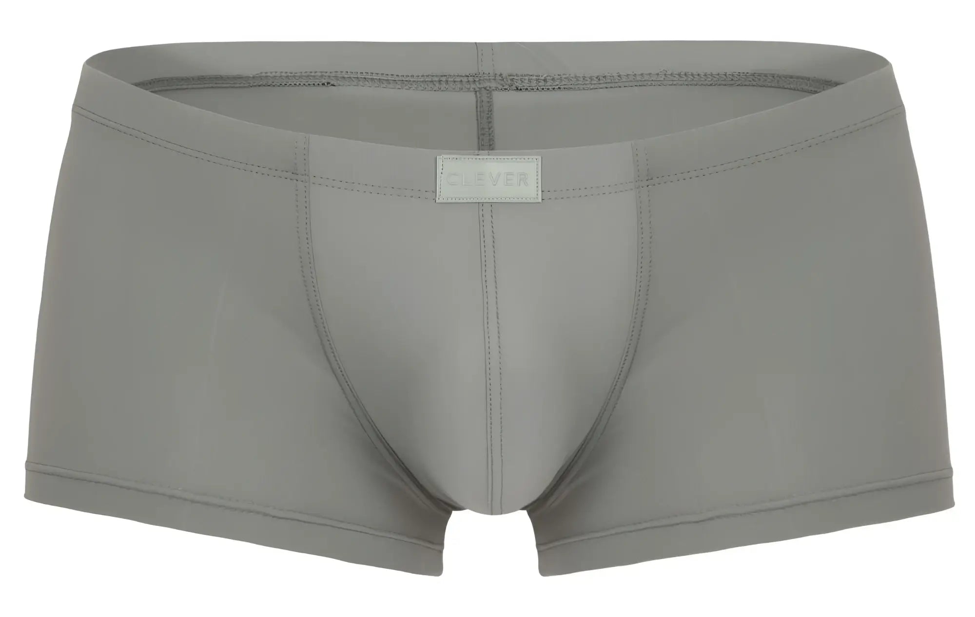 Clever 1842 buenavista trunks in gray feature smooth, form-fitting men’s briefs with subtle stitching details