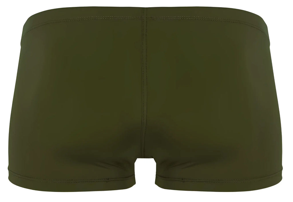 Olive green clever 1842 buenavista trunks with smooth stretchy fabric and seamless design for comfortable wear
