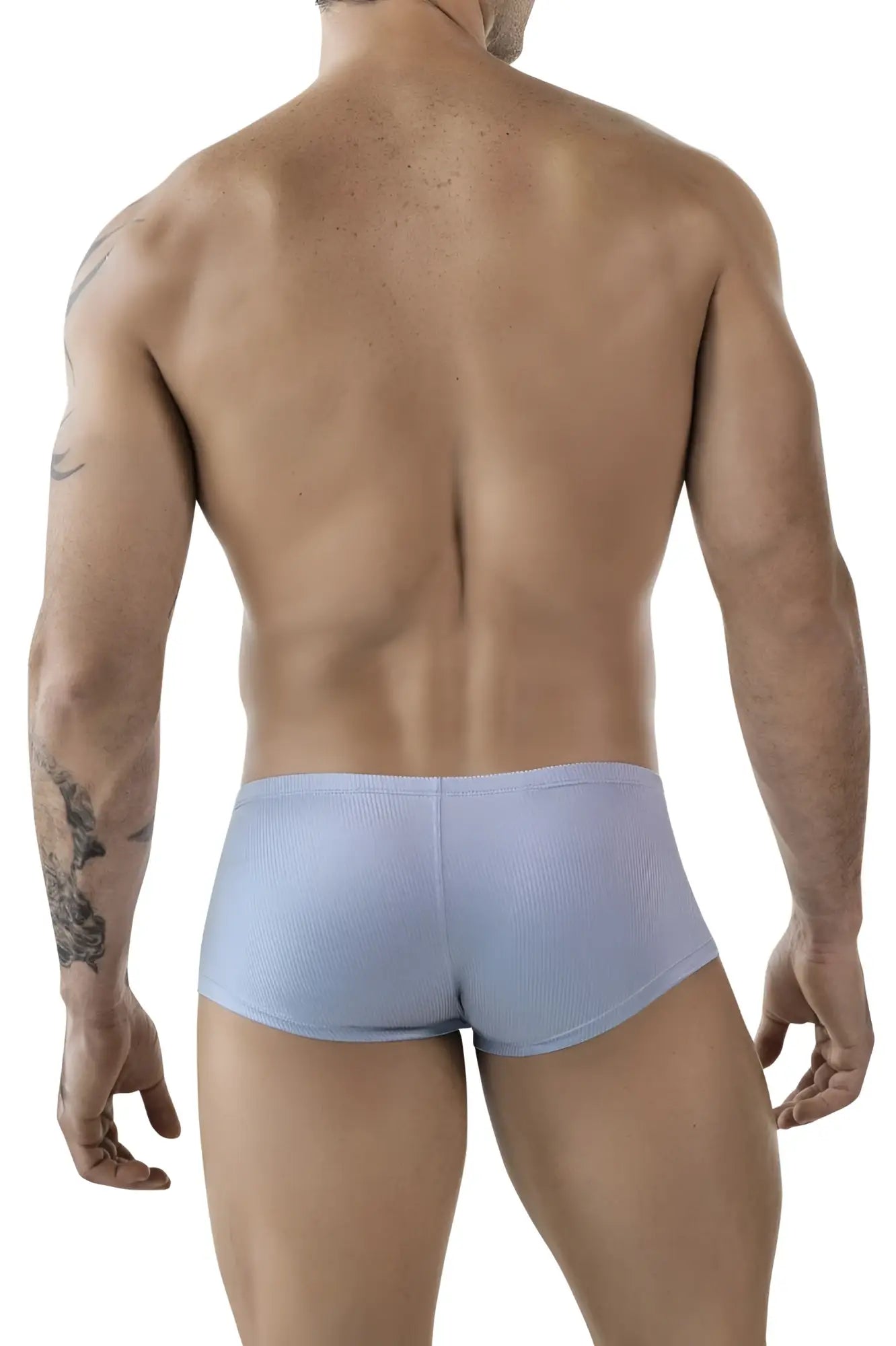 Light blue ribbed briefs clever 1844 aura trunks made of soft fabric for comfortable everyday wear