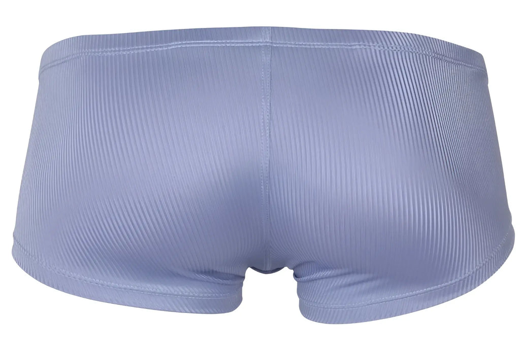 Light blue ribbed cotton briefs with a smooth tailored fit from clever 1844 aura trunks color blue collection