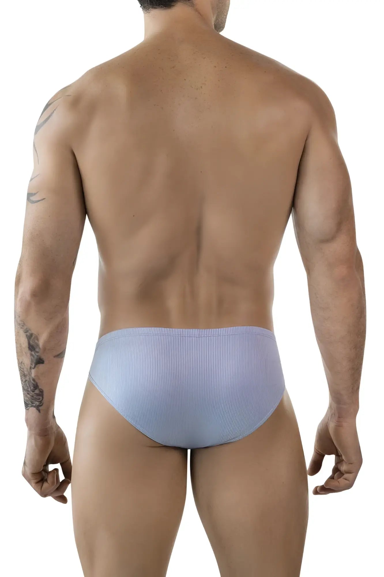 Clever 1845 aura bikini light blue ribbed briefs featuring soft fabric and comfortable fit for everyday wear
