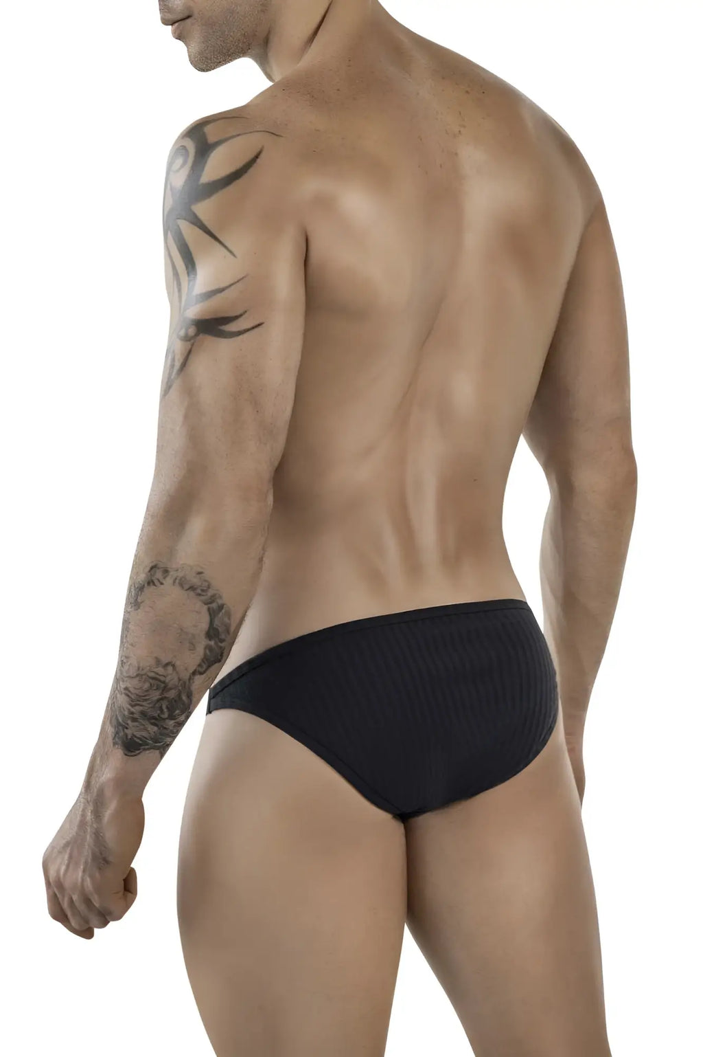 Black ribbed briefs clever 1846 mantra bikini in black featuring a ribbed texture for comfortable everyday wear