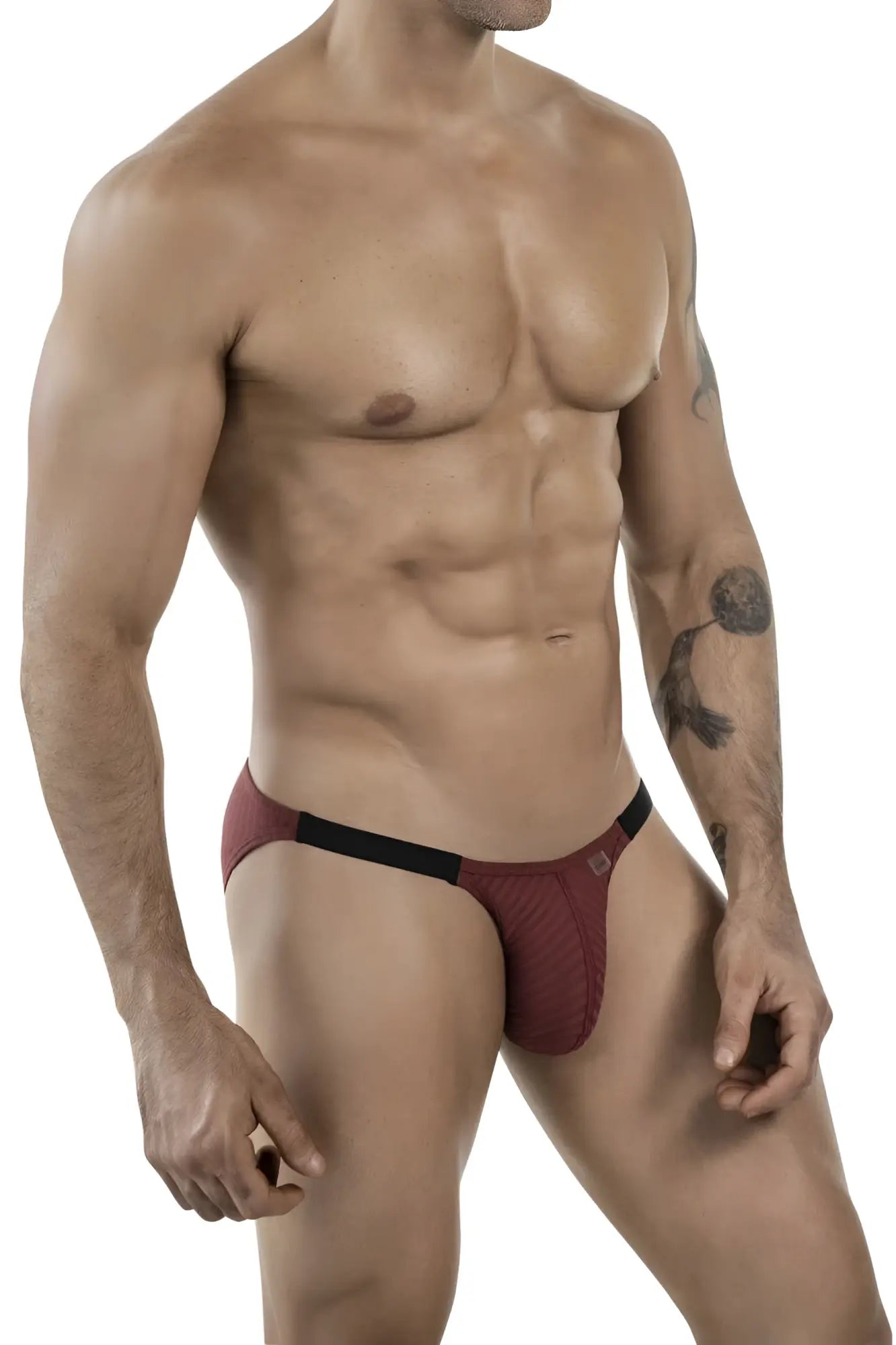 Maroon and black textured briefs clever 1846 mantra bikini color grape with sleek modern design