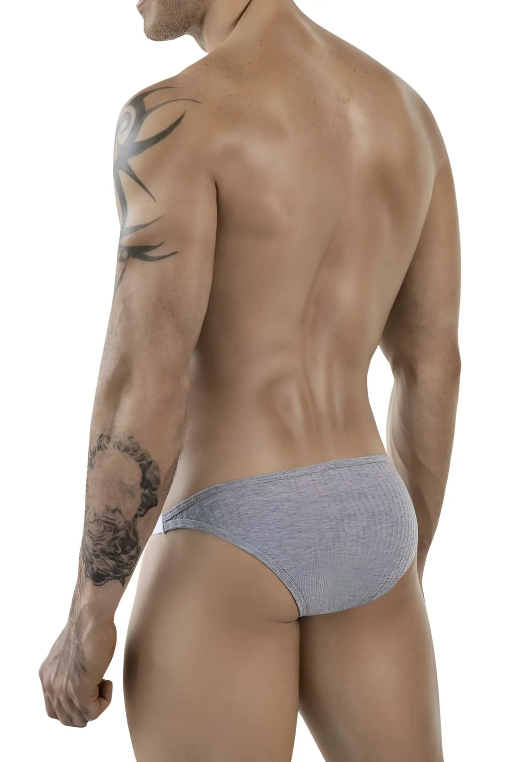 Gray textured briefs clever 1846 mantra bikini in gray featuring breathable fabric and a comfortable fit