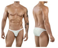 White athletic briefs clever 1848 relax bikini in beige with smooth fabric and subtle elastic waistband